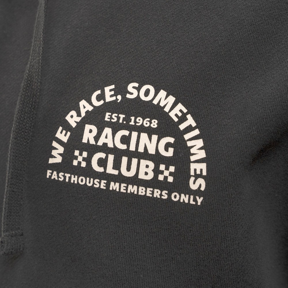 Fasthouse Members Only Mens Pullover Hoody Black