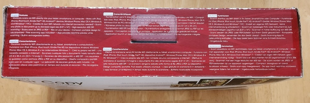 ION Audio Air Copy Scanner Wireless Photo & Document Scanner