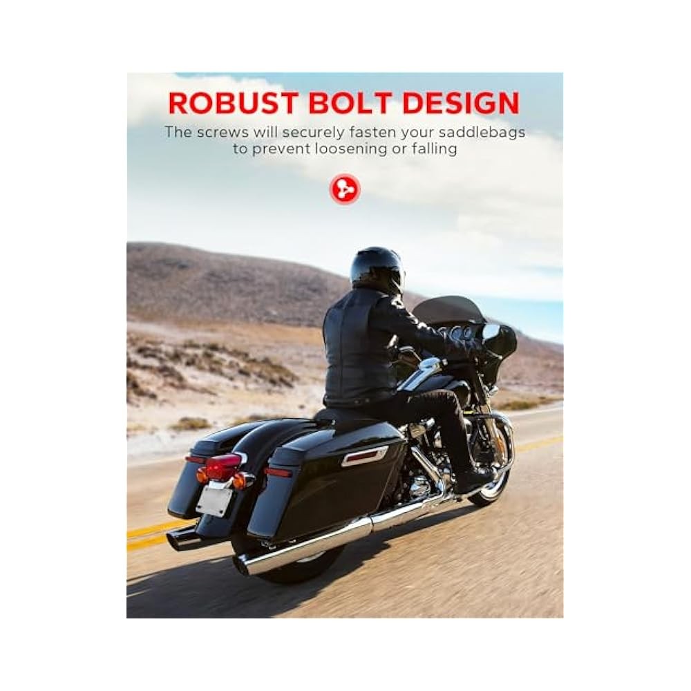 For Saddlebag Locking System with Concealed Knob for Harley Electra Glide