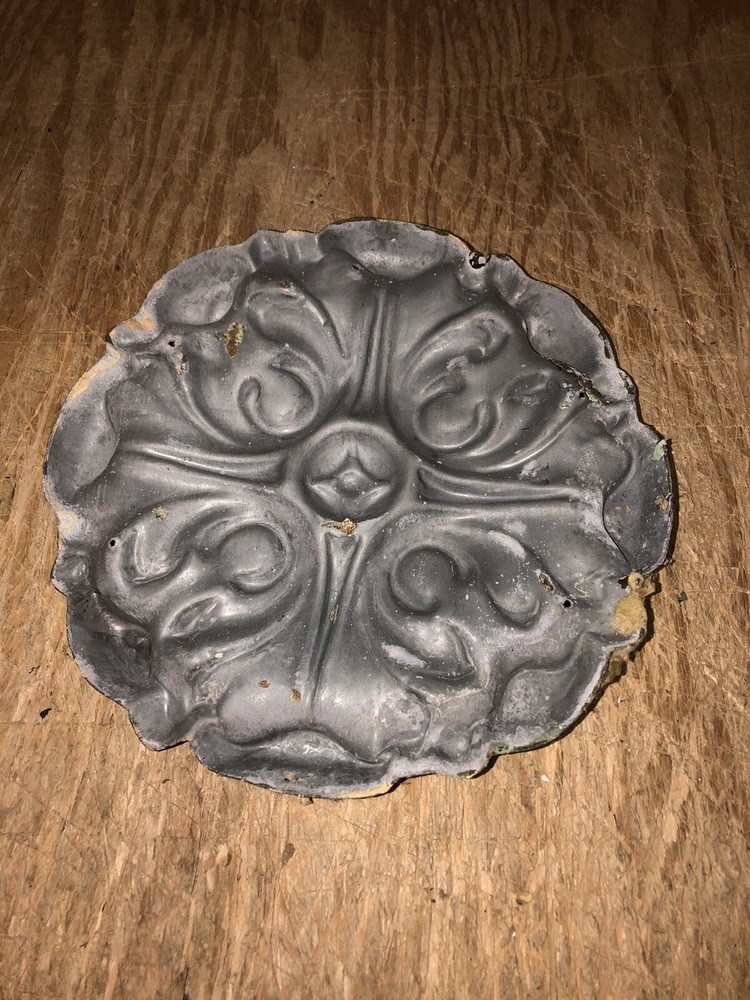 1920’s 8” Metal Pediment