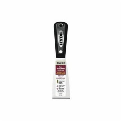 Hyde 01040 Putty Knife,Flexible,1-1/2",Ss