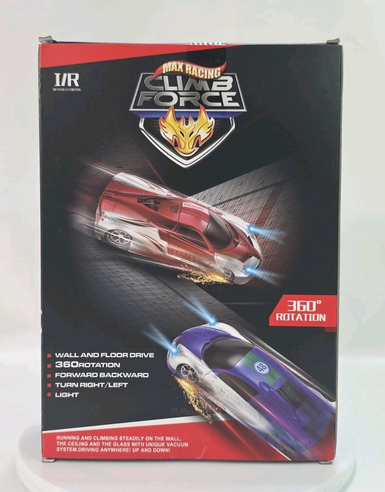 Max Racing Climb Force Wall Driving Remote Controlled Car Red