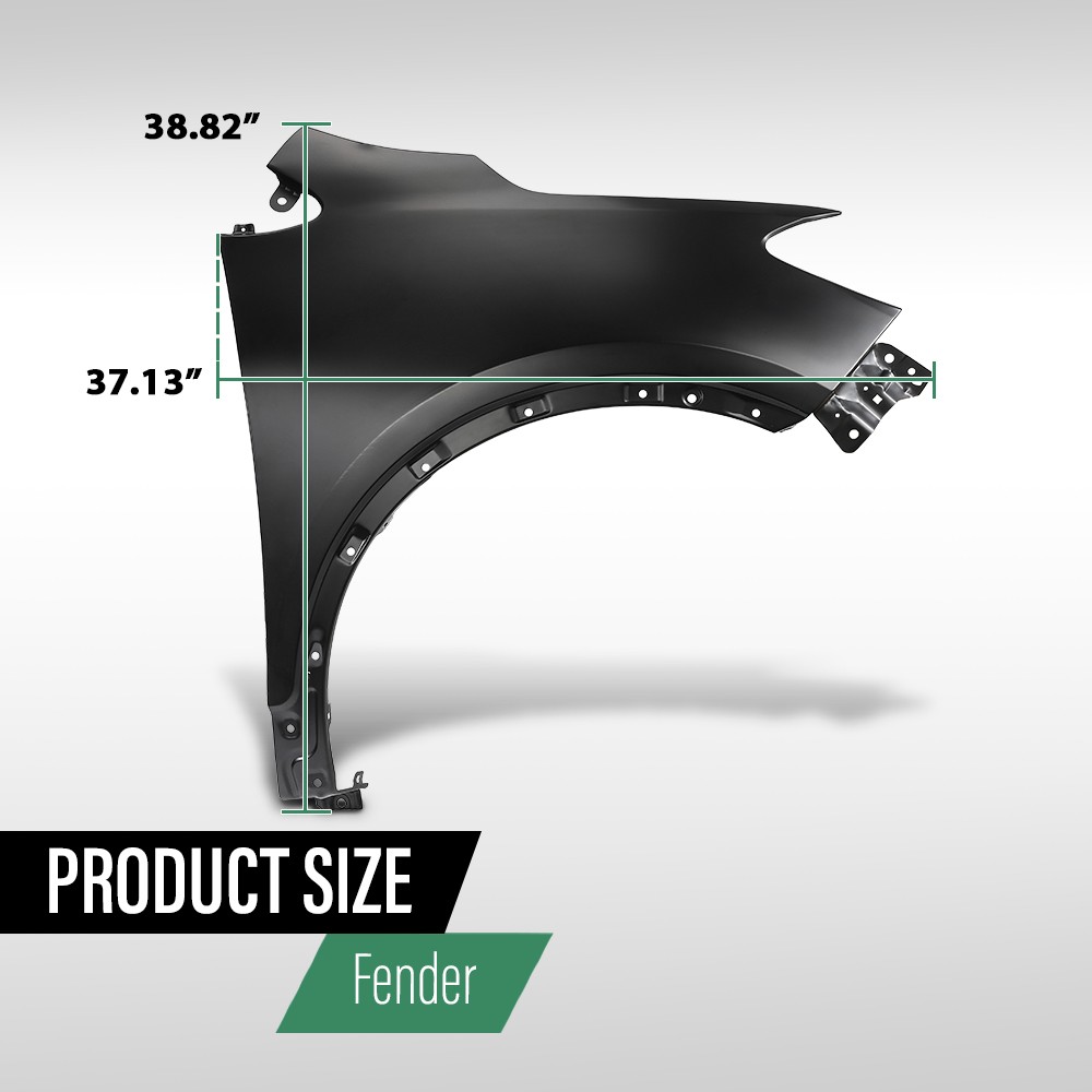 Fender Front Driver & Passenger Side Fit For 2013 2014 2015 2016 Buick Encore