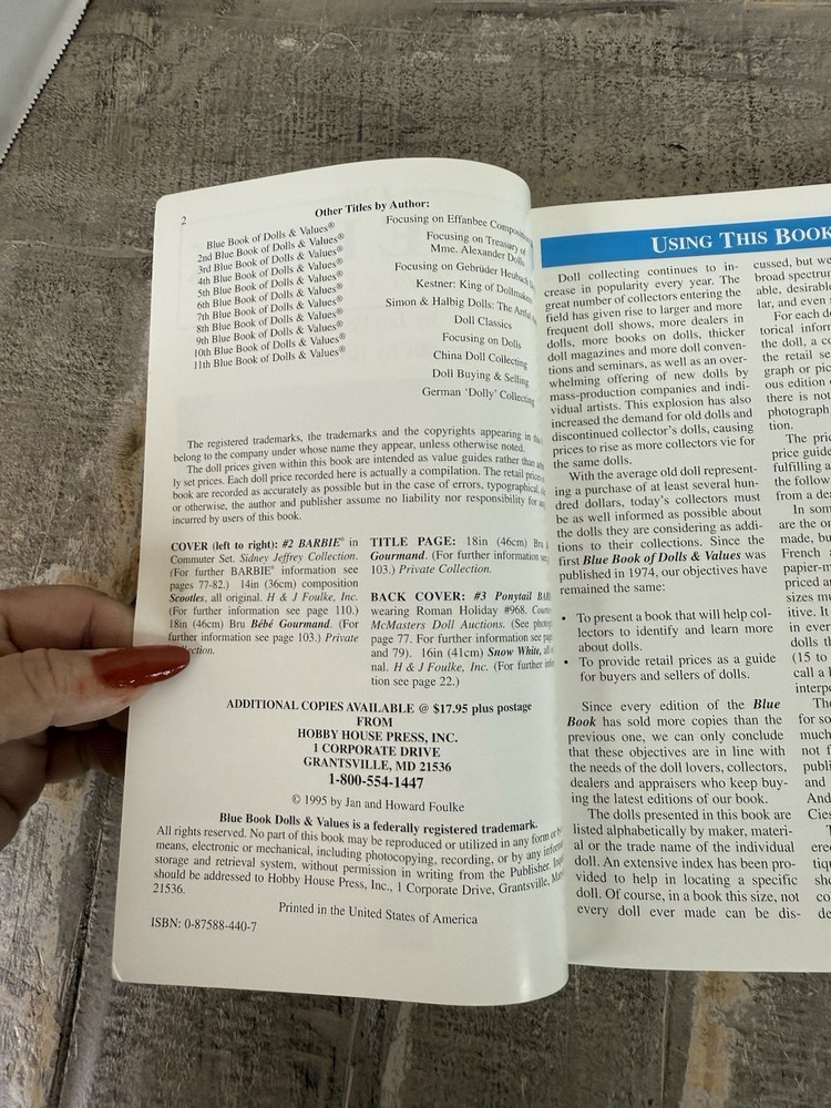Blue Book Dolls & Values Book 12