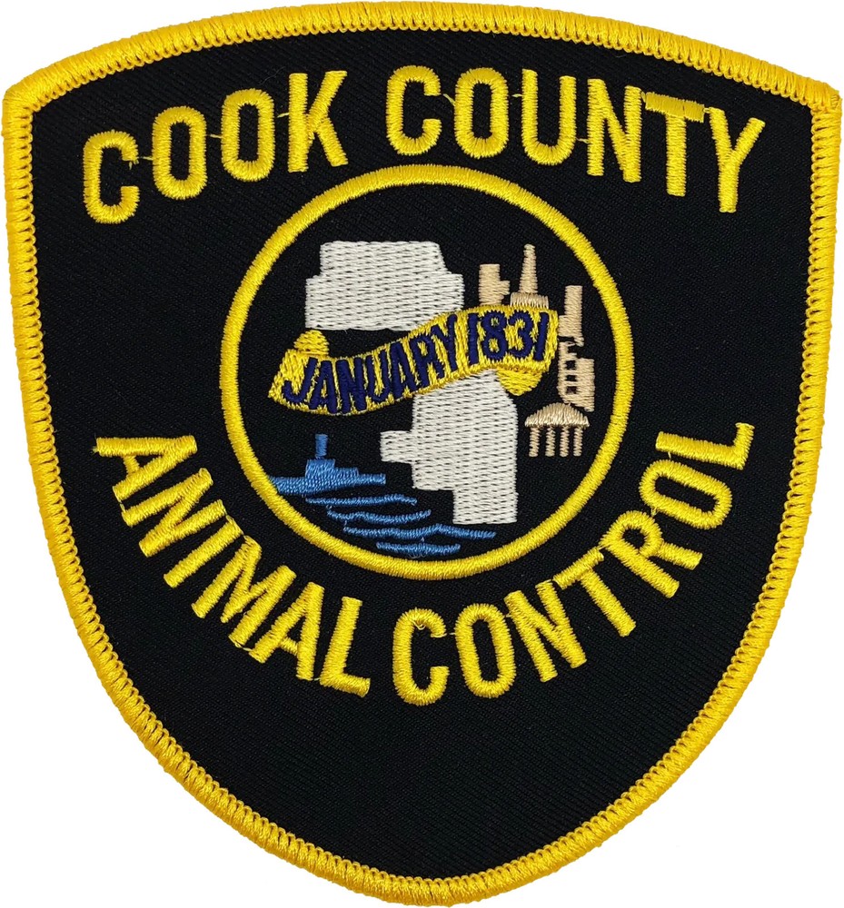 COOK COUNTY SHOULDER PATCH: Animal Control Standard