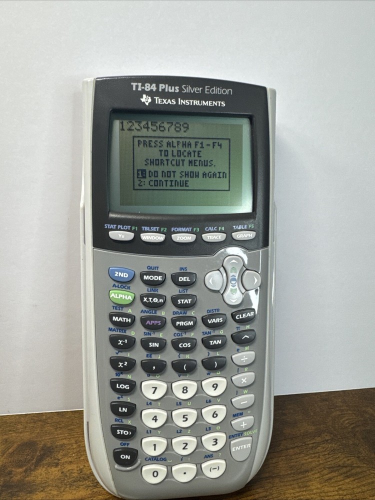Texas Instruments TI-84 Plus Graphing Calculator - Silver