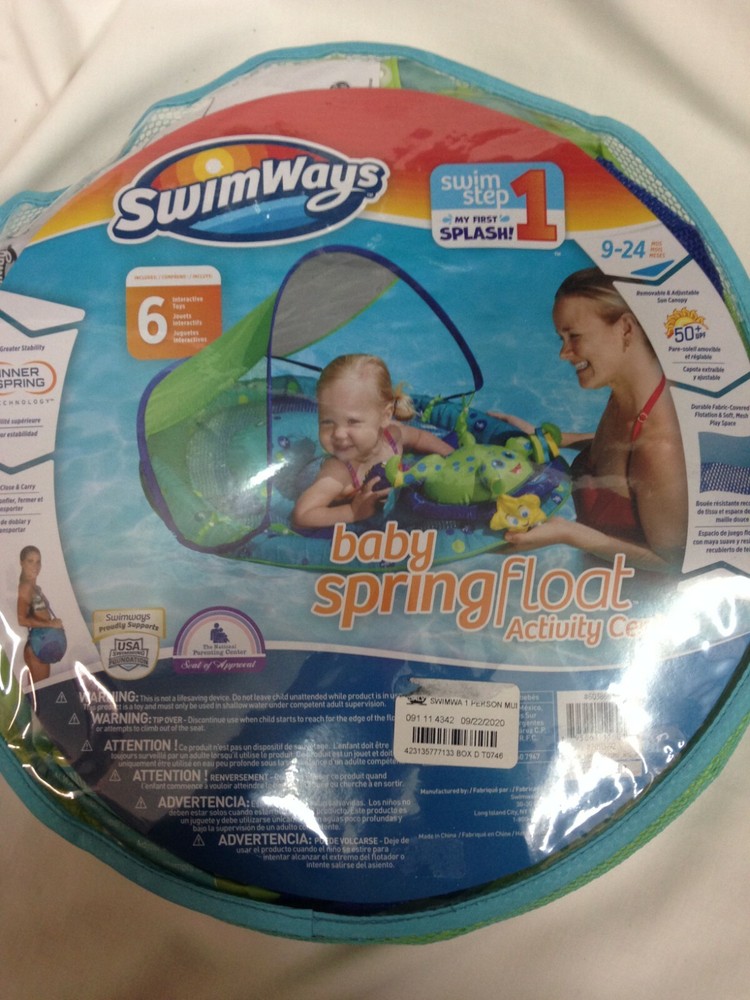 Swimways Baby Activity Center Octopus Spring Float - Multi