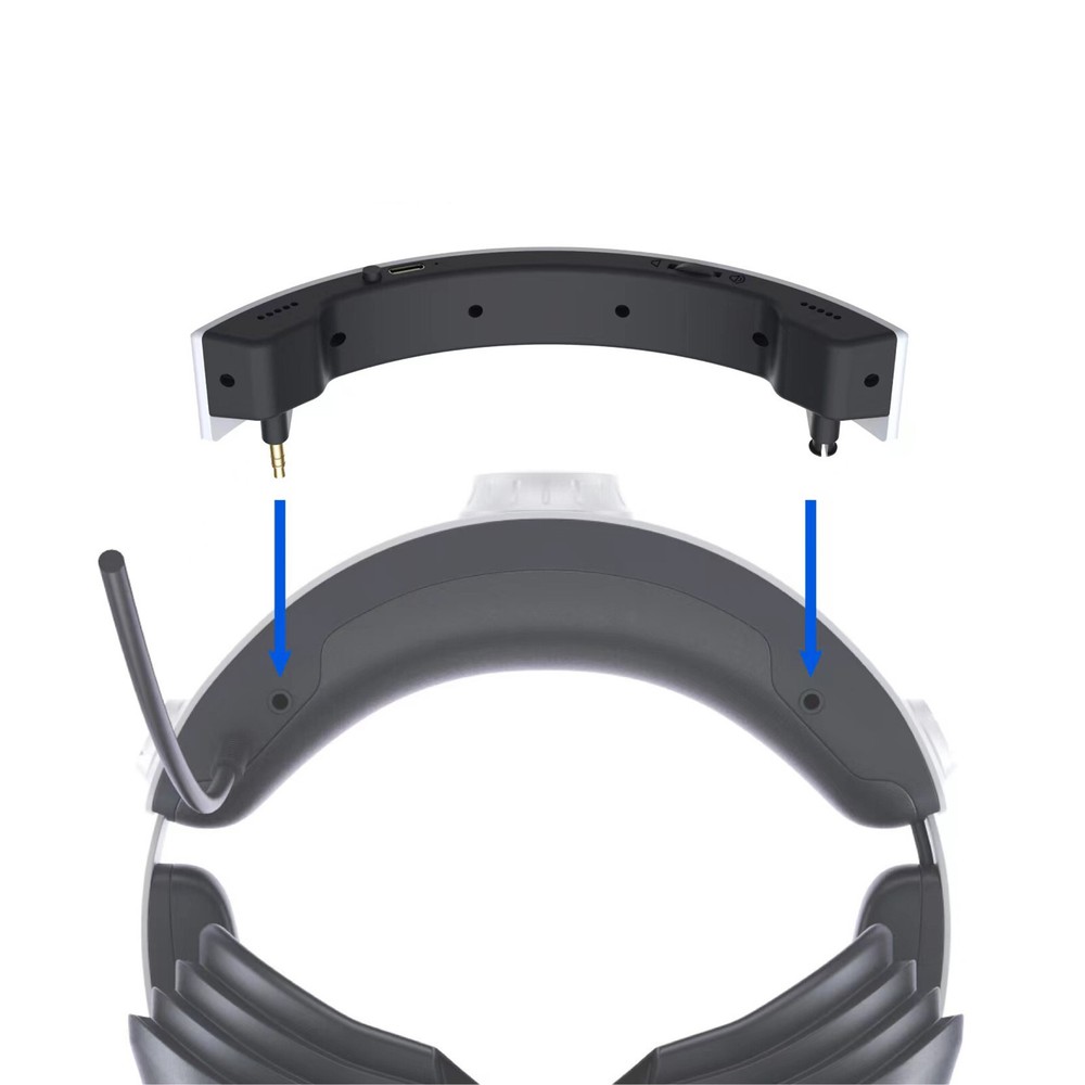 For PS5 PSVR2 Headset Stereo External Amplifier Speaker Accessories Type-C