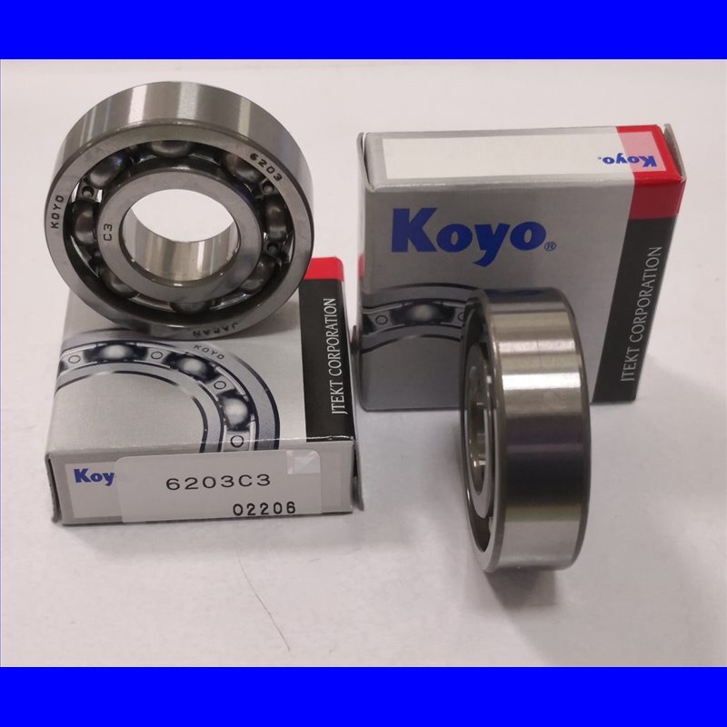 KOYO JAPAN 6203 C3 DEEP GROOVE BALL BEARING, OPEN, NO SEALS 17X40X12 mm