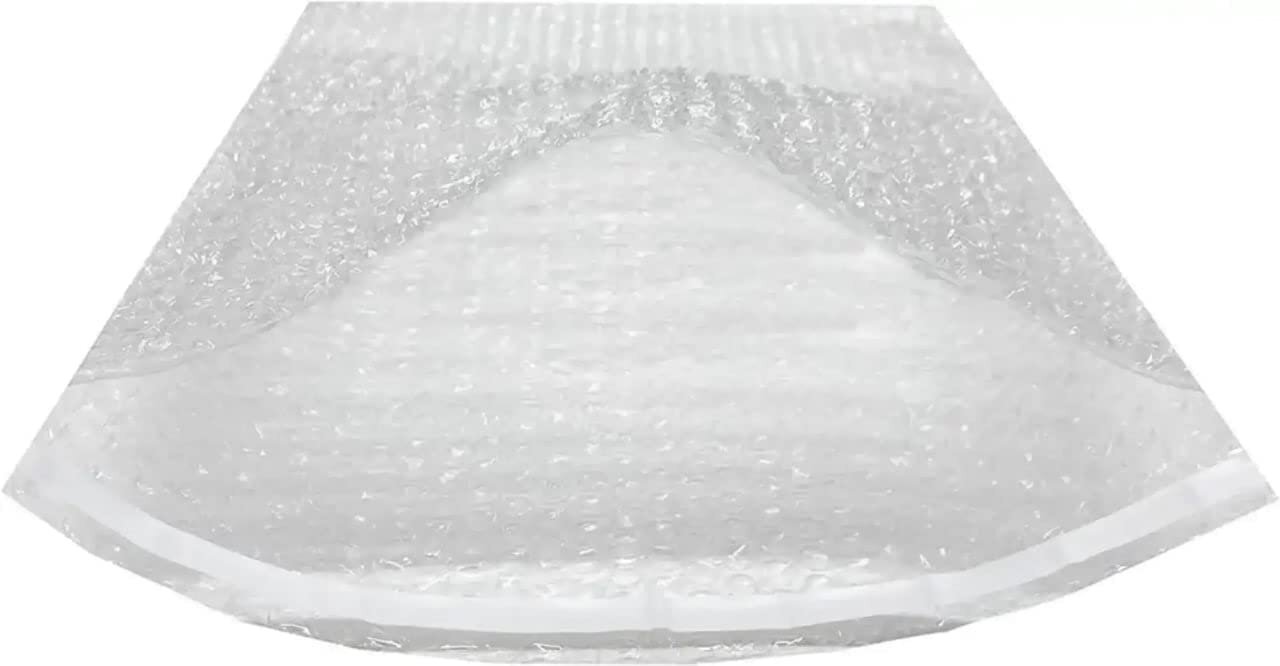 1000 - 4x7.5 Bubble Out Pouches Bags Wrap Cushioning Self Seal Clear 4" x 7.5"