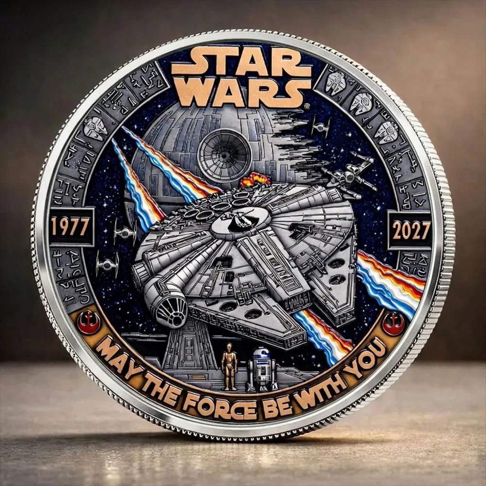Star Wars 50th Anniversary Commemorative Coin