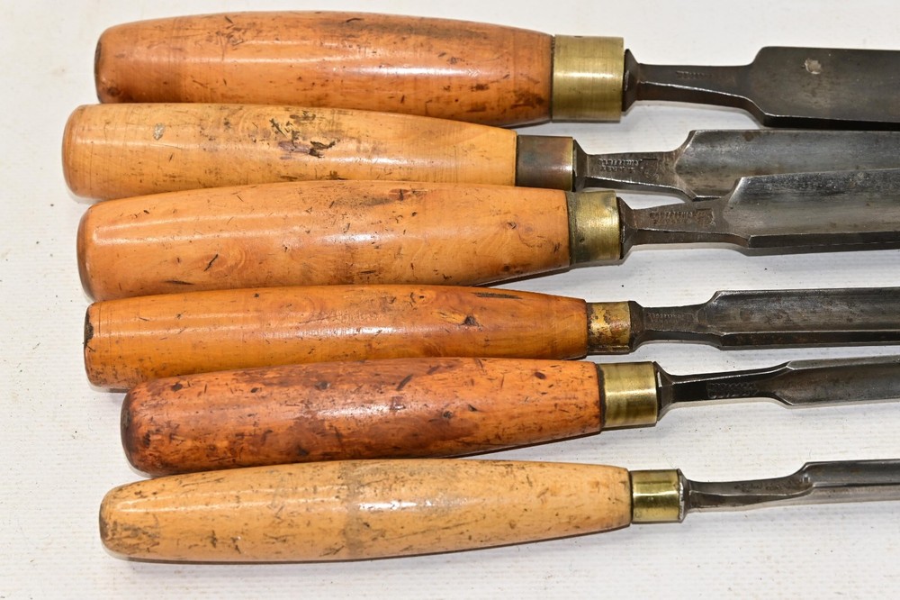 Vintage Set of 6 Paring Gouges
