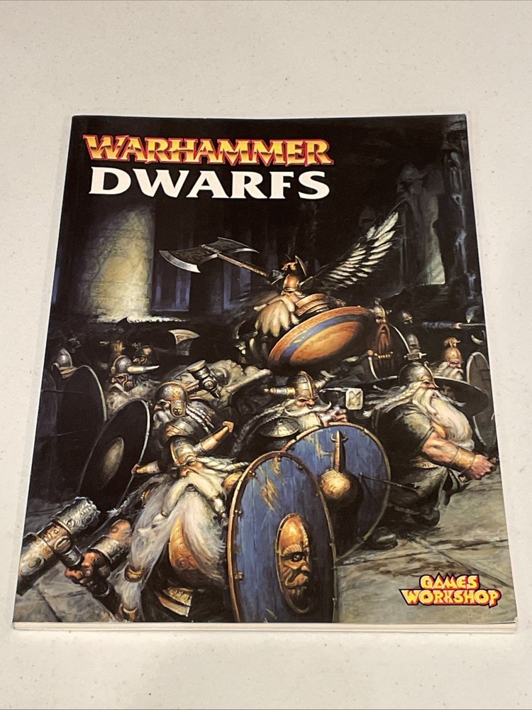 Warhammer Armies Dwarfs Supplement 2000 Games Workshop Softcover Rules Book