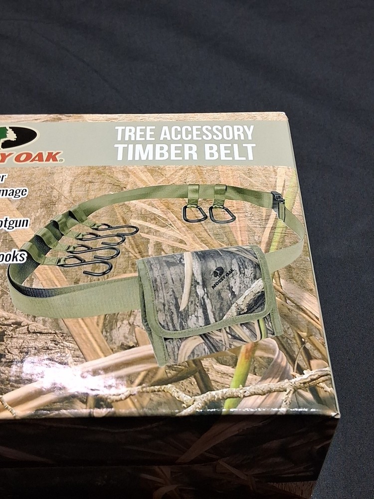 Mossy Oak Tree Accessory Timber Belt No Damage To Trees Rugged Polyester