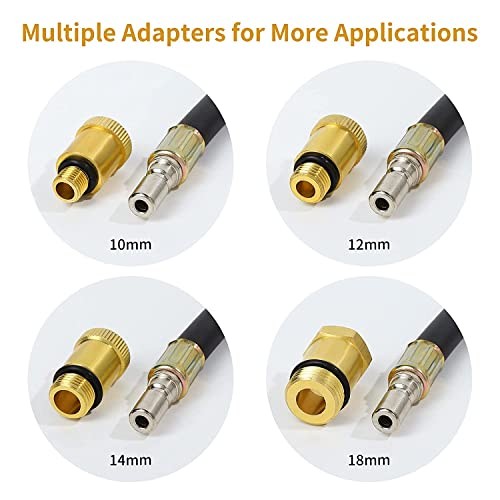 8PCS Compression Tester, Engine Compression Tester kit Professional Plastic red