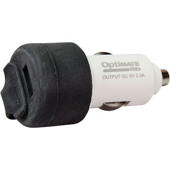 Tecmate Optimate Universal USB Cigarette Lighter USB Fast Charger Port Plug