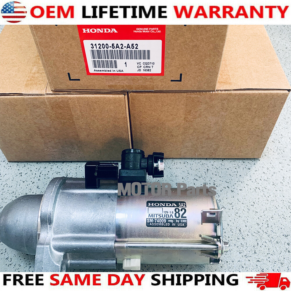 OEM Starter Motor 31200-5A2-A52 for 2013-2017 Honda Accord 2.4L 2015-2016 CR-V
