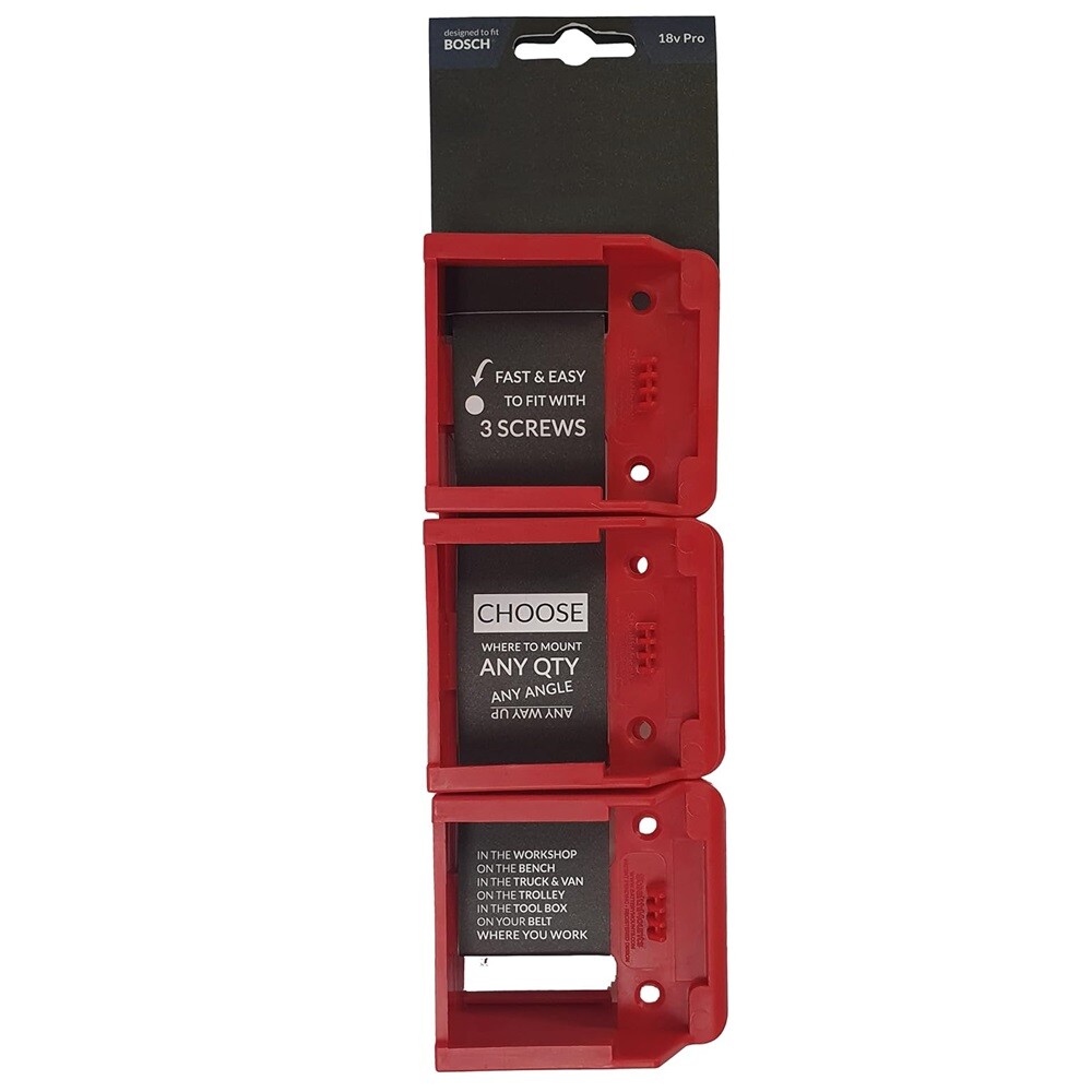 StealthMounts - Wall Mount Battery Holders | Compatible with Bosch M18 | Batt...