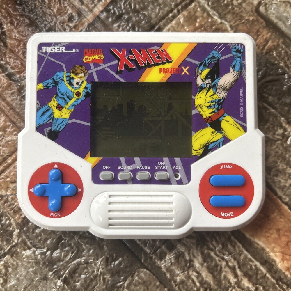 Tiger Electronics Marvel X-Men Project X Electronic LCD Video Game