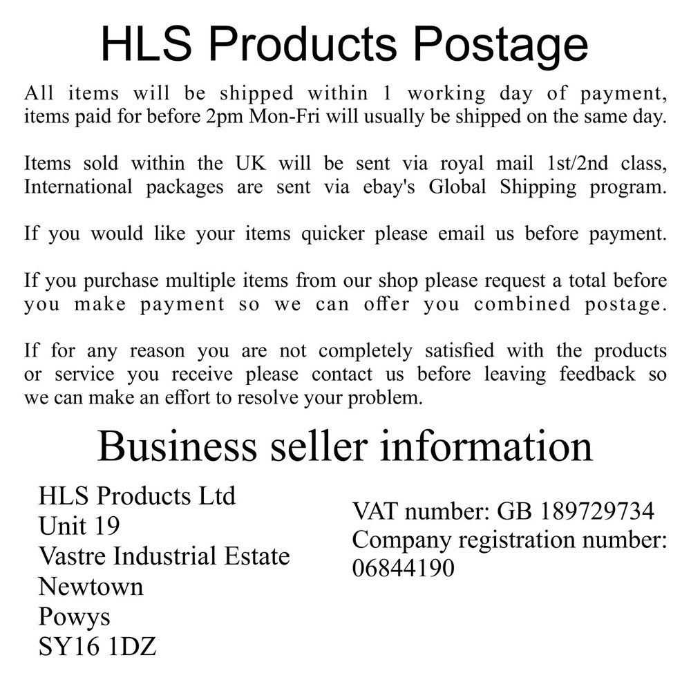 Inline lead inserts all-in-one 1 piece Black inline mould inserts HLS [IP48]