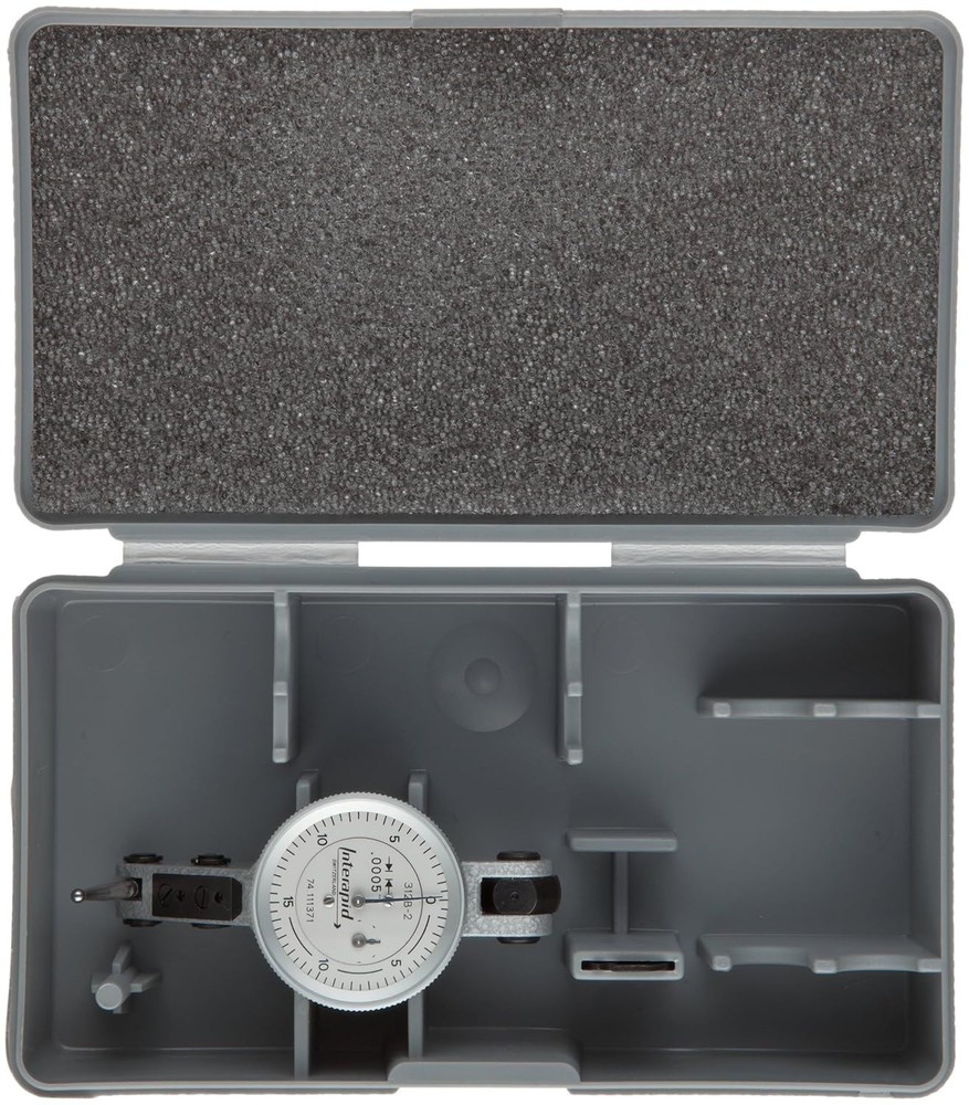 INTERAPID 74.111371 Horizontal Dial Test Indicator: 0.06" Range, 0-15-0 Reading