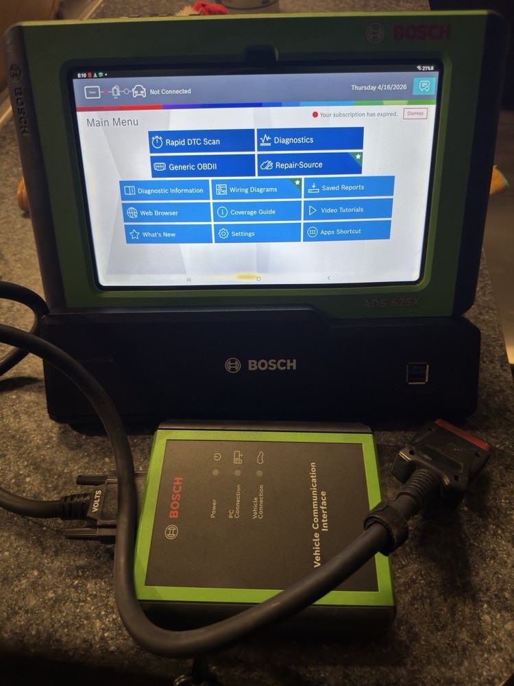 Bosch Ads 625x OBD2 Scanner