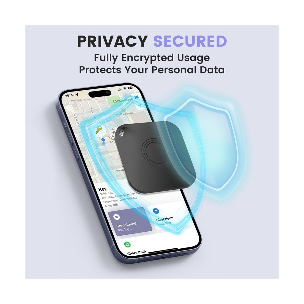 4 Pack Air Tracker Tag, Smart Bluetooth Luggage Tracker Compati... USA FAST SHIP