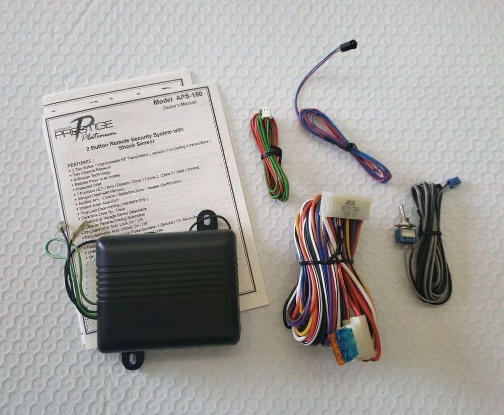 NEW PRESTIGE APS-150 REMOTE START MODULE, WIRING & PAPERWORK