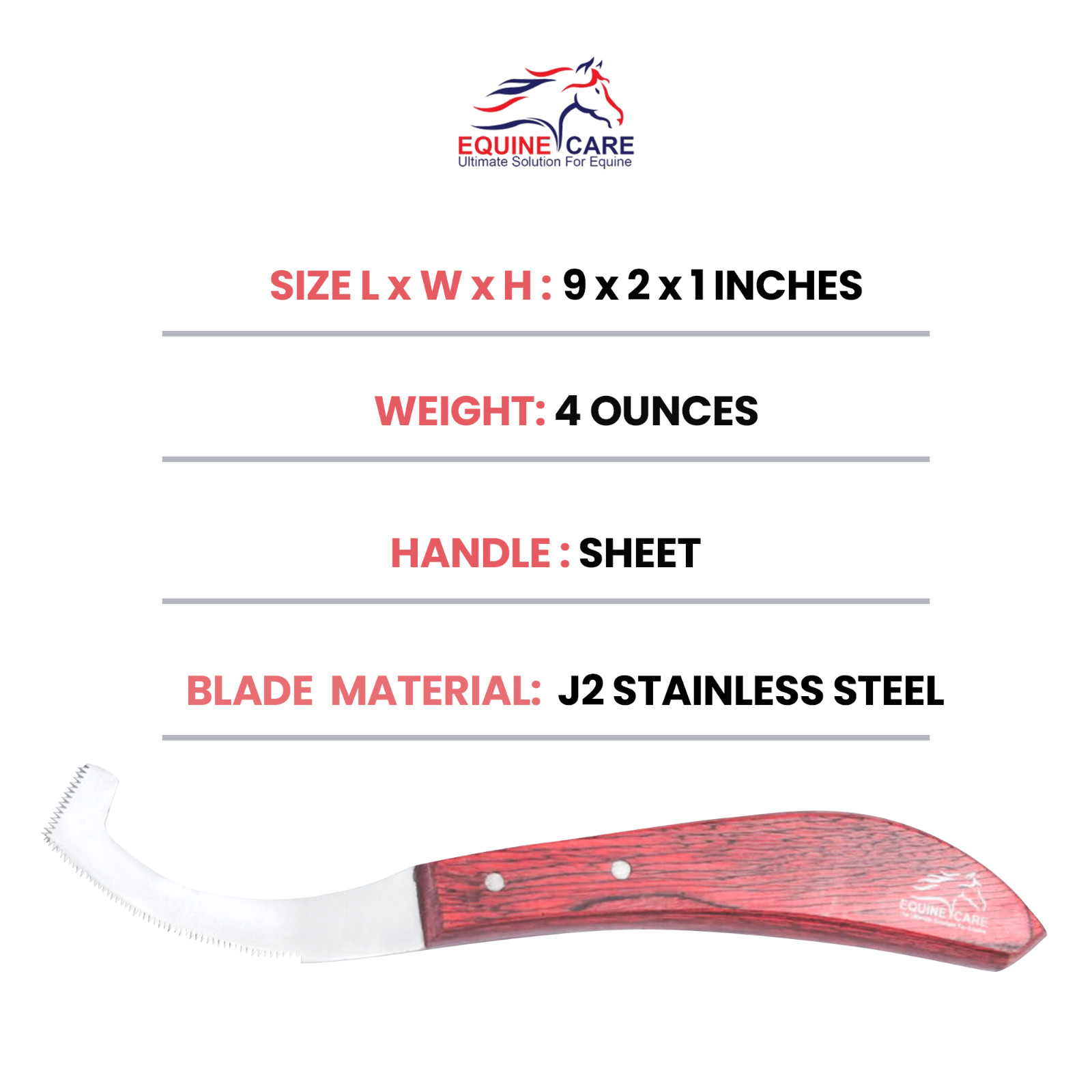 Bot Egg Knife for Horses Precision Grooming Tool for Bot Egg Removal