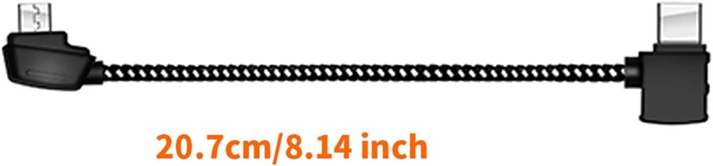 Hanatora Micro-AB to USB C 8.14 Inch Remote Controller Cable for DJI Mavic...