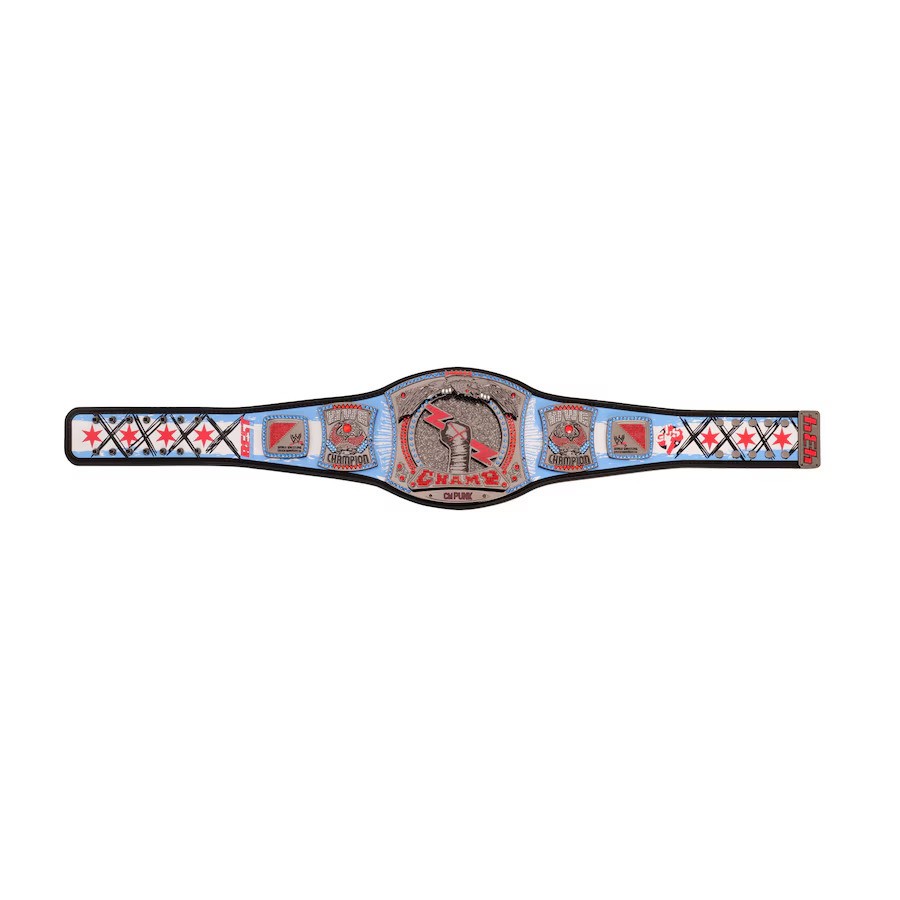 CM Punk 434-Day WWE Spinner Championship Belt Brass, Customizable, Free Ship