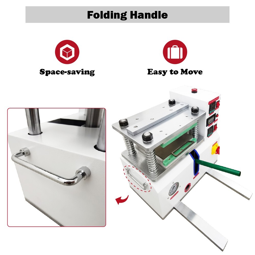 110V Flat Vulcanizing Press Machine PVC/Plastic/Rubber/Silicone Molding Machine