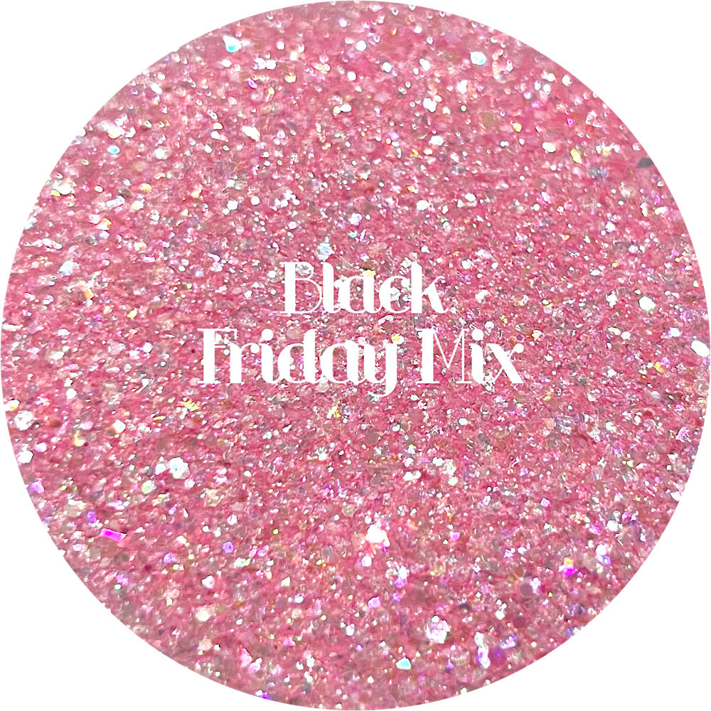 Premium Polyester Glitter - Pink Opal Mix