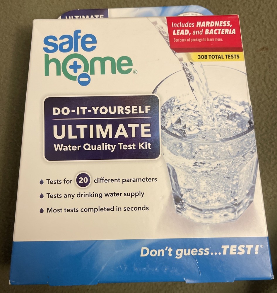 Safe Home Ultimate Water Quality Test Kit, Test For 20 Parameters 308 Total Test