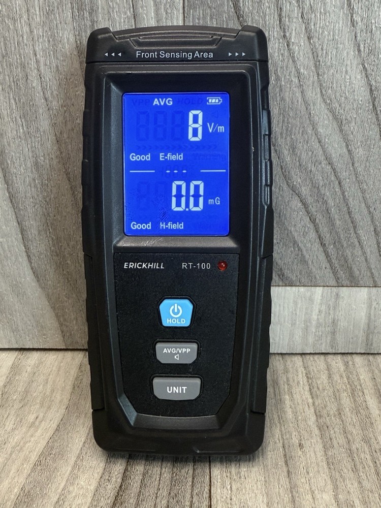 ERICKHILL EMF Meter LCD Digital Electromagnetic Field Radiation Smart Detector