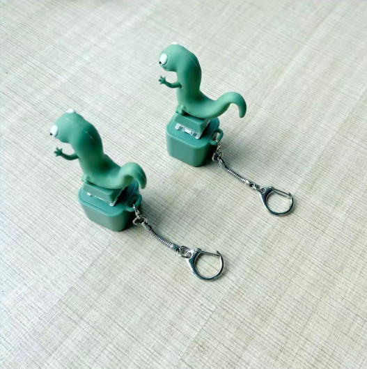 Christmas Gift Lizard sound button, simulation lizardkeychain, 1pcs