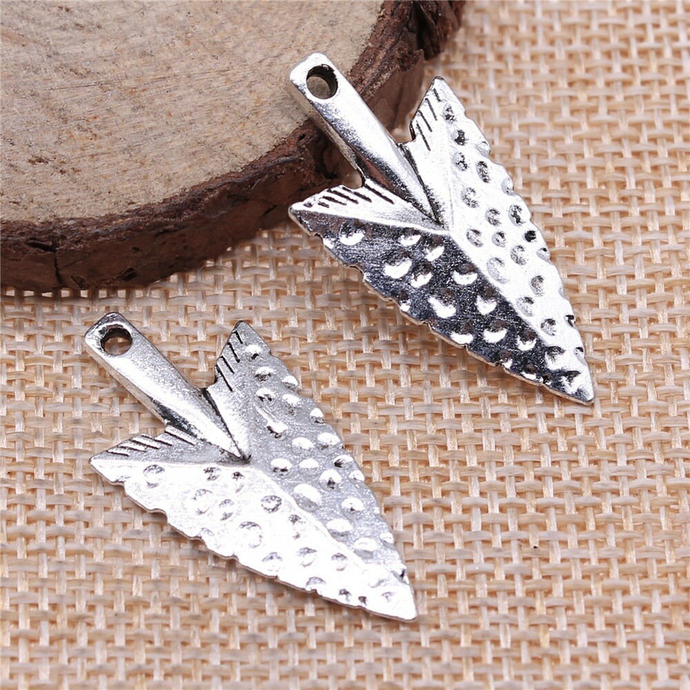 Clearance 20PCS, Antique Silver Arrow Charm Pendant XCS224