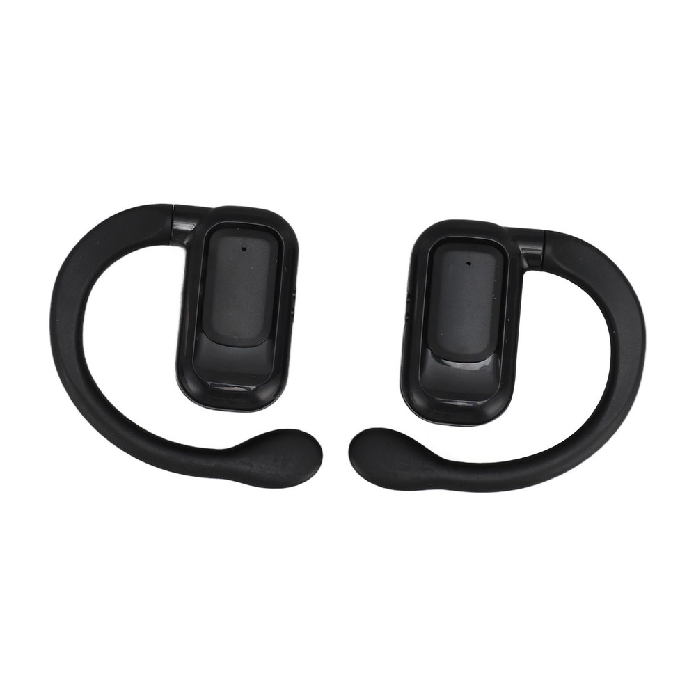 (Black)144 Languages Translator Earbuds Touch Control Earhooks Language