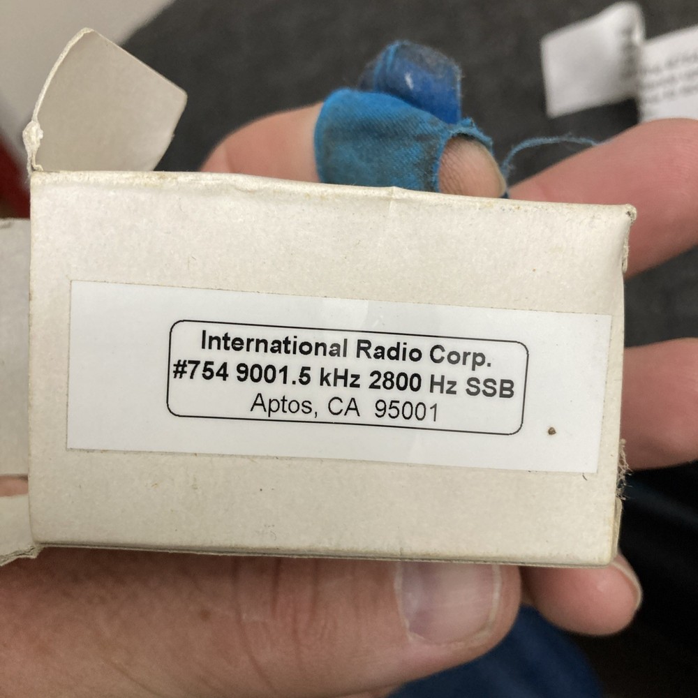 International Radio Corp #754 Filter