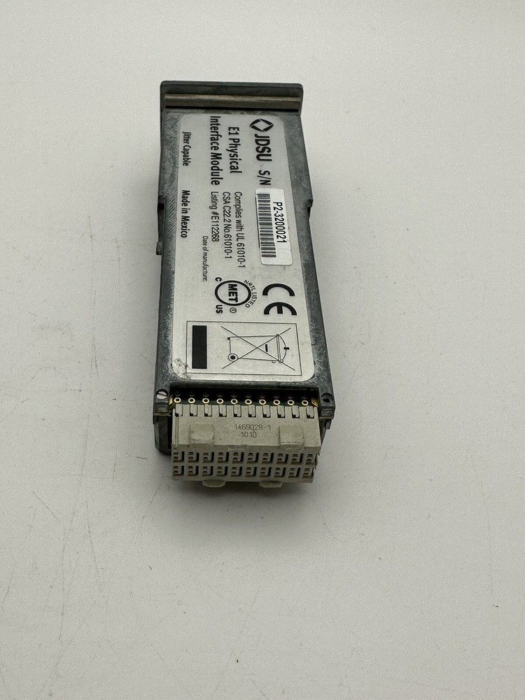 JSDU E1 Physical INTERFACE MODULE, Jitter Capable, RX1 TX/RX2
