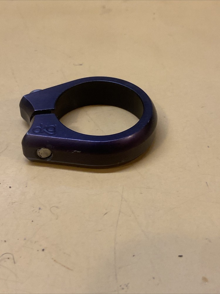 Black DKG Anodized Bolt-on Seatpost Clamp 35mm
