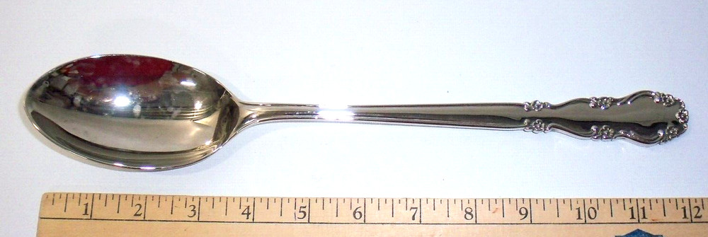 Godinger Large 12" Silver Plate Serving Spoon
