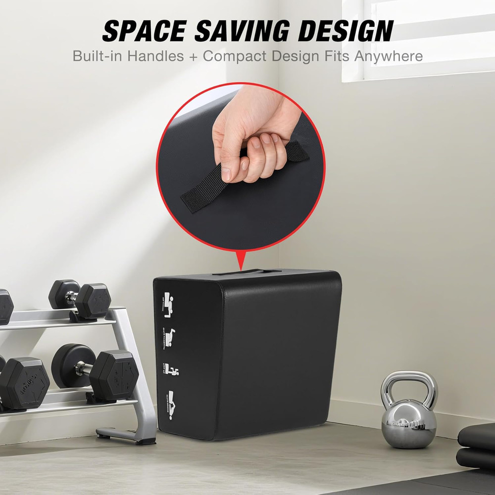 WARMOUNTS Hip Thrust Bench, Multi-Functional Hip Thrust Machine for Strength Tra