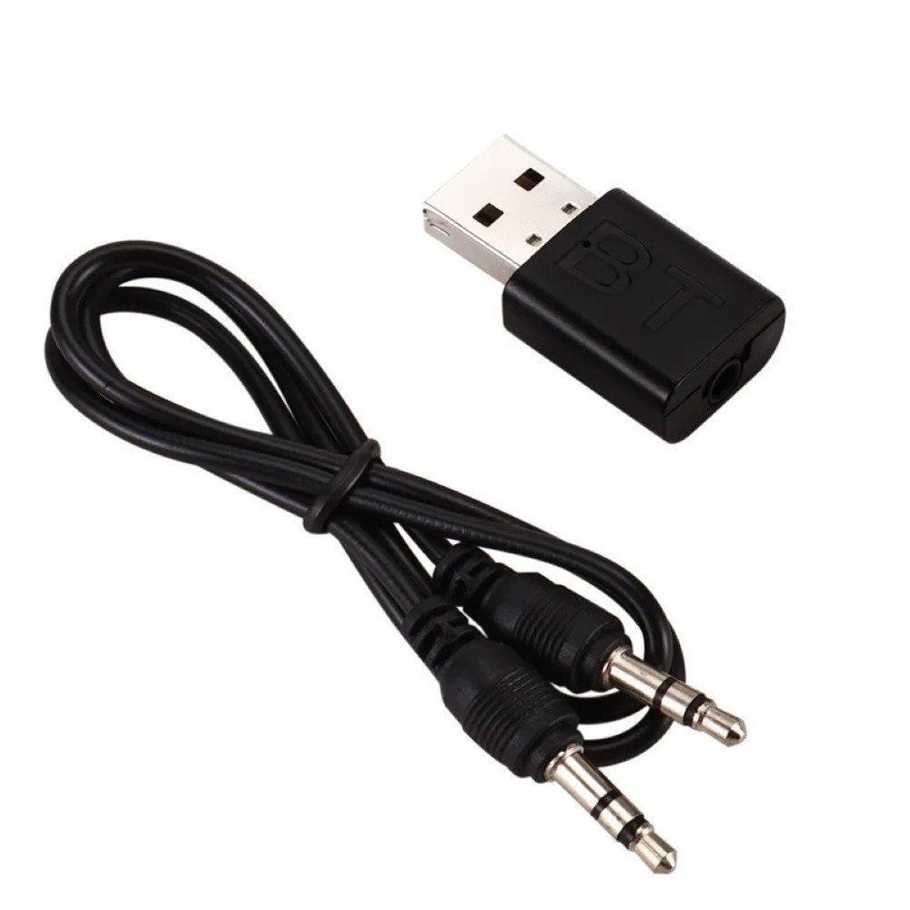 2 In 1 Bluetooth 5.0 Receiver Wireless Bluetooth Adapter 3.5mm Jack AUX Auto