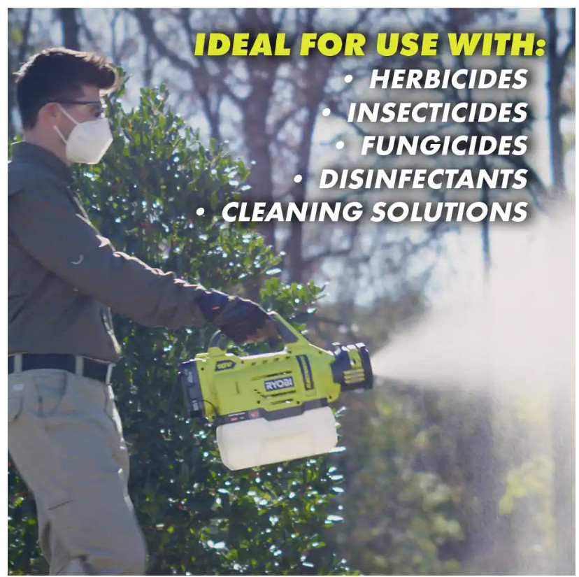 RYOBI ONE+ 18V Cordless Electrostatic 0.5 Gal. Sprayer (Tool - Scratch & Dent