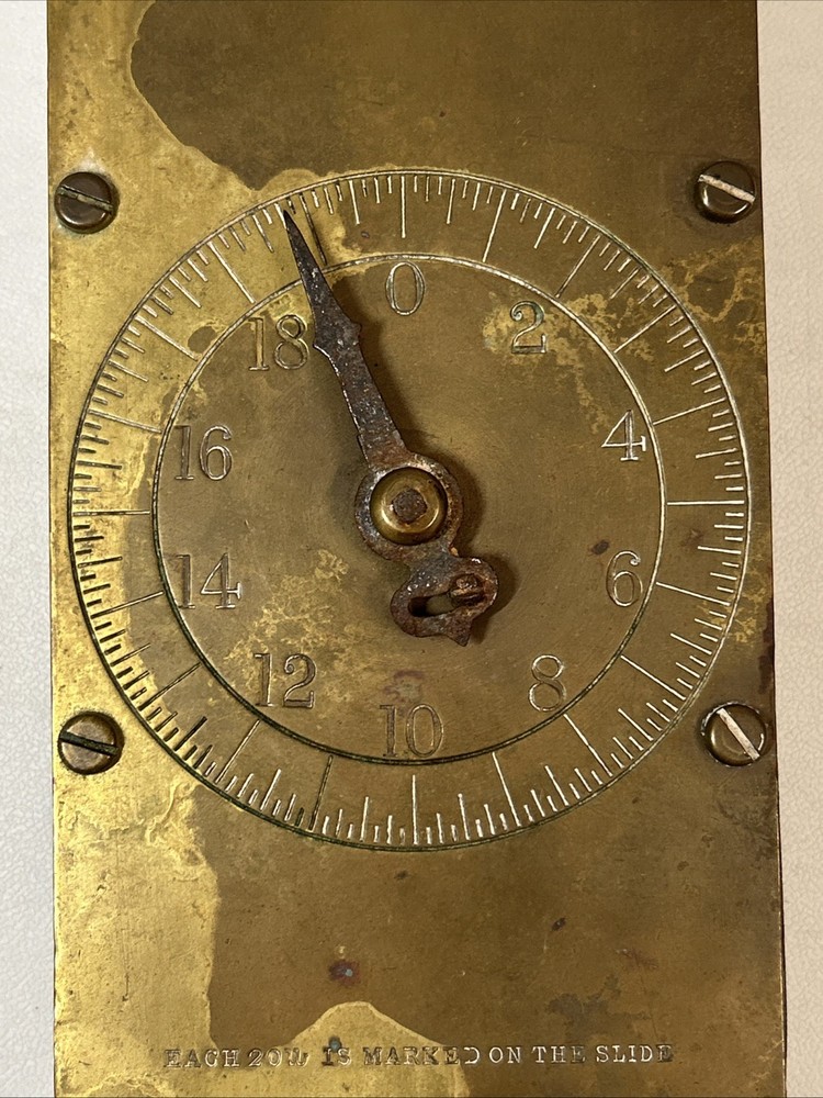 Antique Landers Improved Circular Spring Balance scale, Great Condition Working!