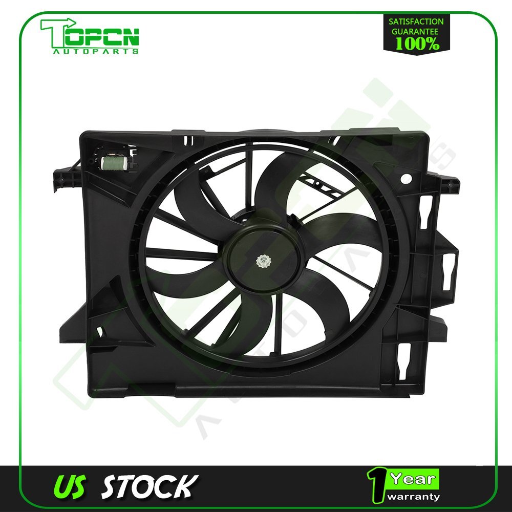 Radiator Cooling Fan Assembly For 2008 2009 2010 2011-2020 Dodge Grand Caravan