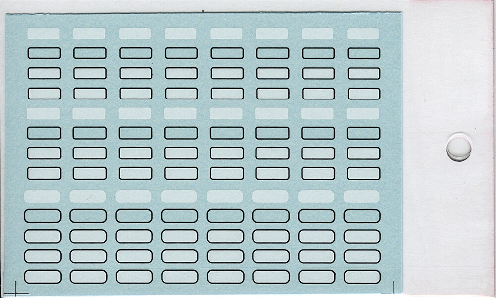 HO103 8 Inch HO Scale EMD Style Number Board Decals - ShellScale Decals