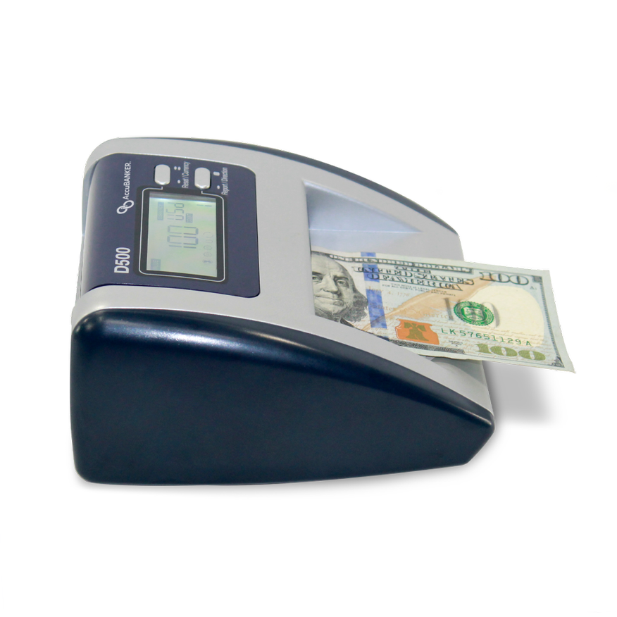 AccuBANKER D500 5-Point Counterfeit Bill Detector & Value Machine, UL Listed