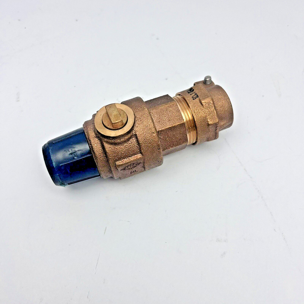 1" CTS X 1"  BRONZE  STOP BALL VALVE